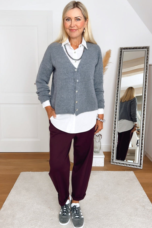 Strickjacke Vflauschig mit gößen